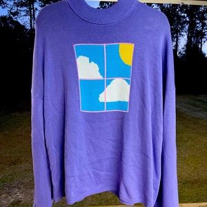 Lazy Oaf Open Window Knitted Sweater NWT